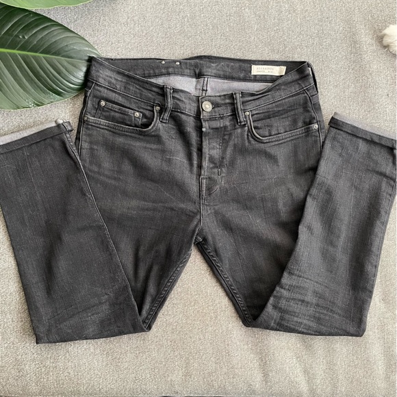 [SOLD] ALLSAINTS Cigarette Jeans - Black - Size 31 - Picture 1 of 11